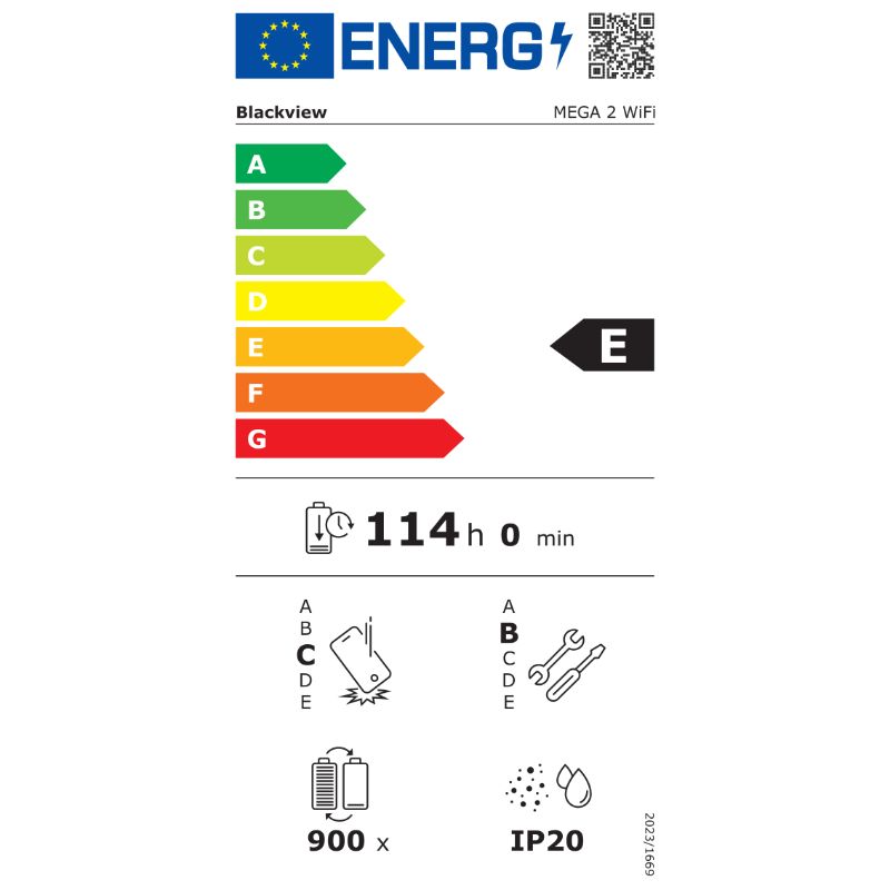 energy label pop up
