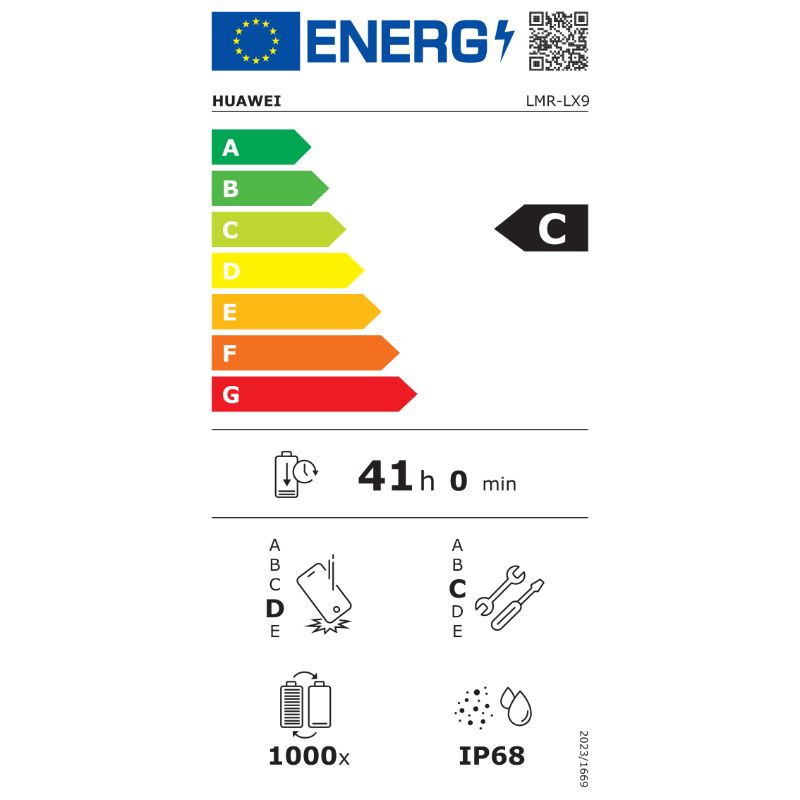 energy label pop up
