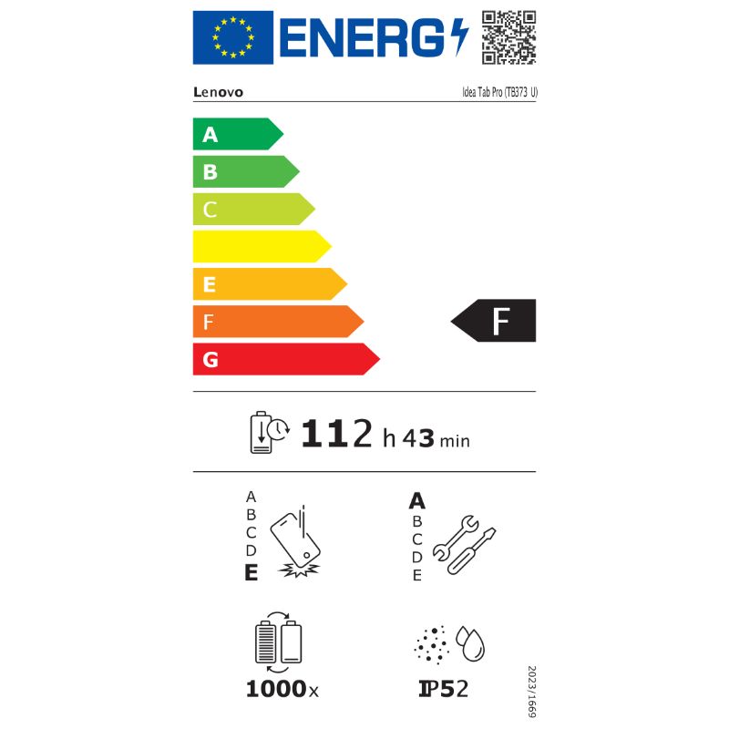 energy label pop up