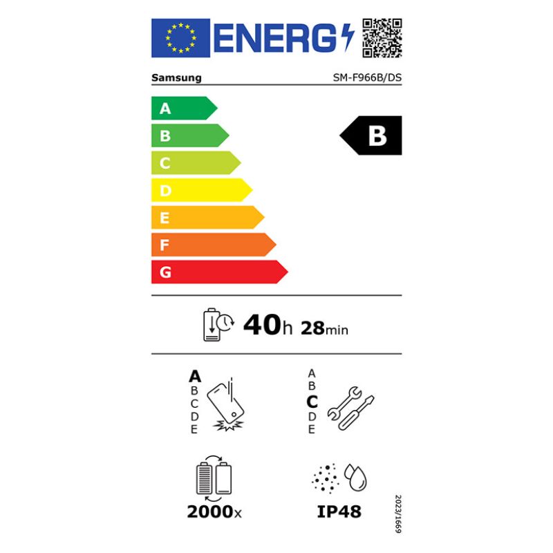 energy label pop up