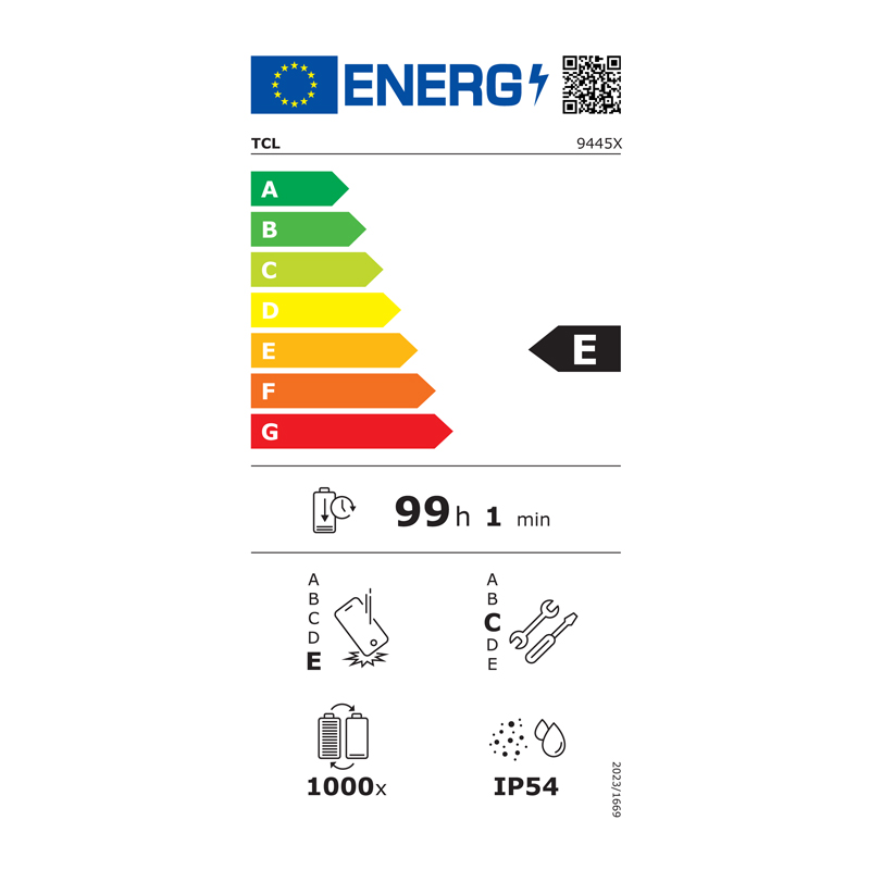 energy label pop up