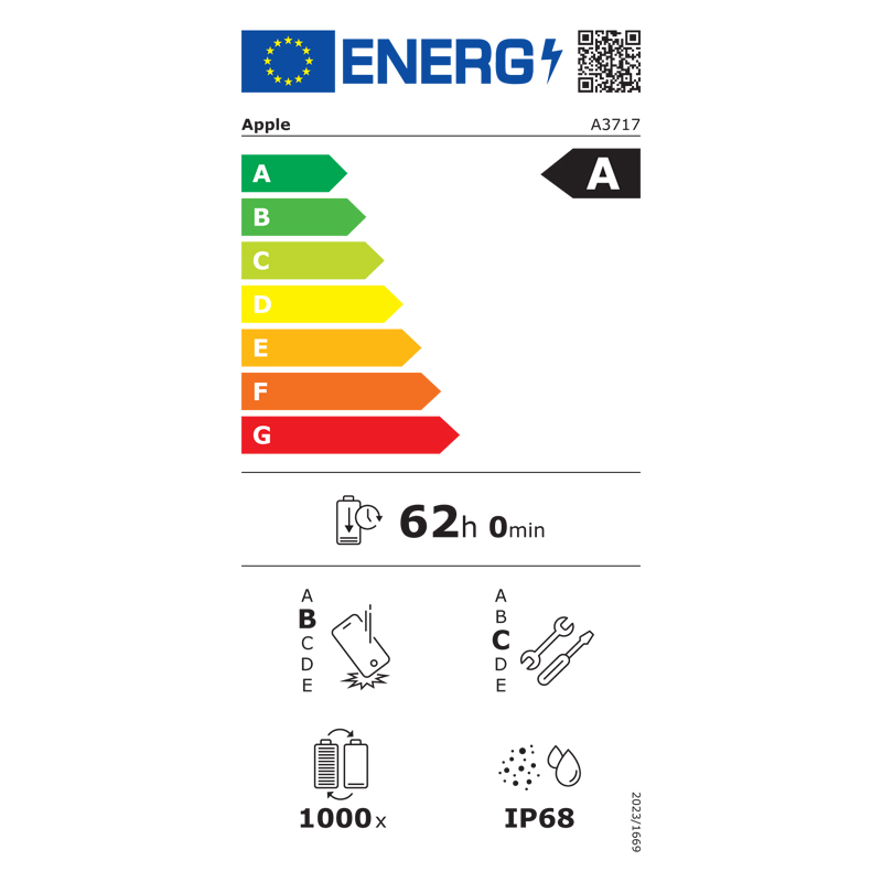 energy label pop up